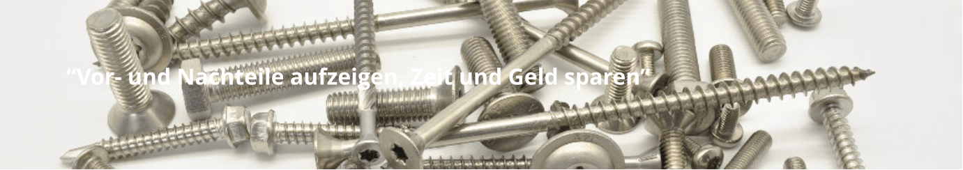 “Vor- und Nachteile aufzeigen, Zeit und Geld sparen”