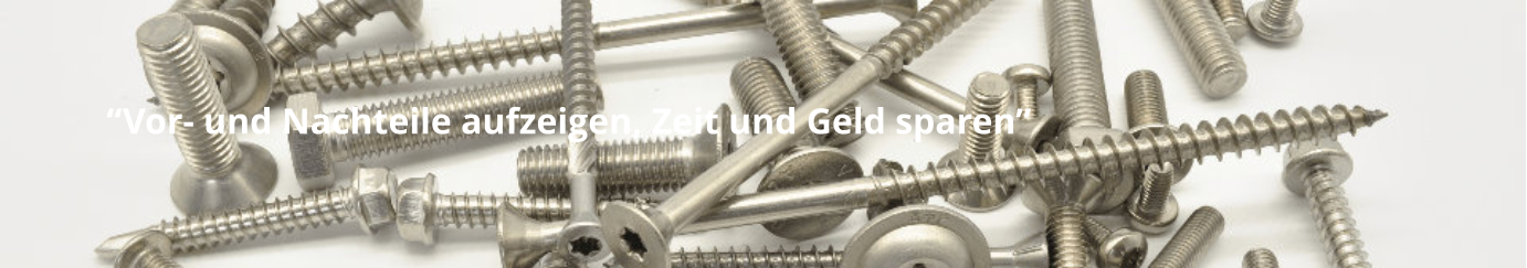 “Vor- und Nachteile aufzeigen, Zeit und Geld sparen”