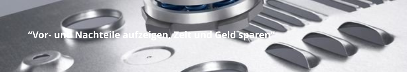 “Vor- und Nachteile aufzeigen, Zeit und Geld sparen”