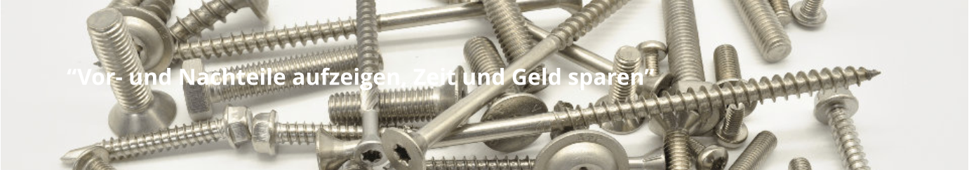 “Vor- und Nachteile aufzeigen, Zeit und Geld sparen”